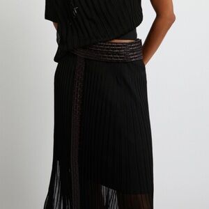 Christopher Esber Shadow Lined Knitted Skirt size XXS